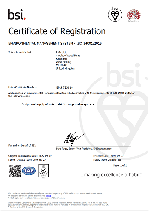 bsi Certificate of Registration