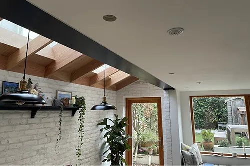 Fire suppression for home extensions - example 3